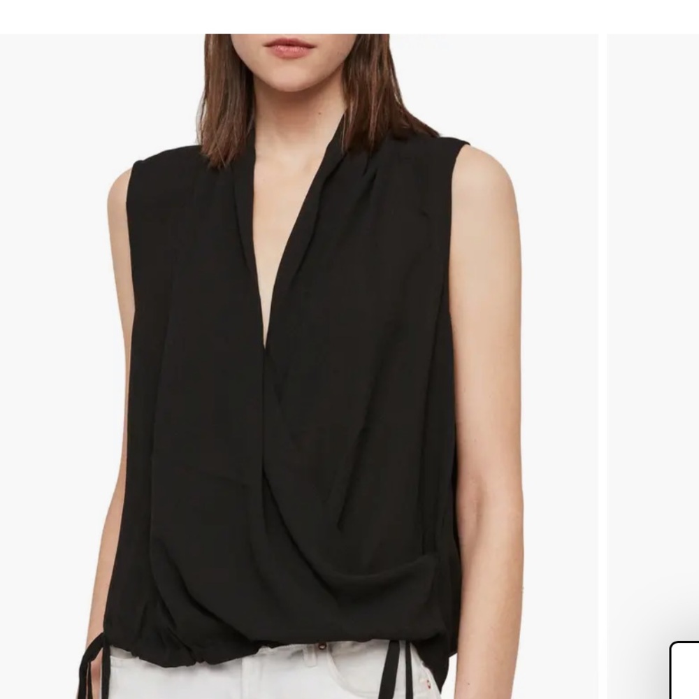 Ami Wrap Front Blouse All Saints